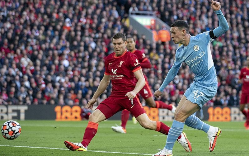 Màn tranh tài giữa Manchester City và Liverpool tại Ngoại hạng Anh mùa 2021/22